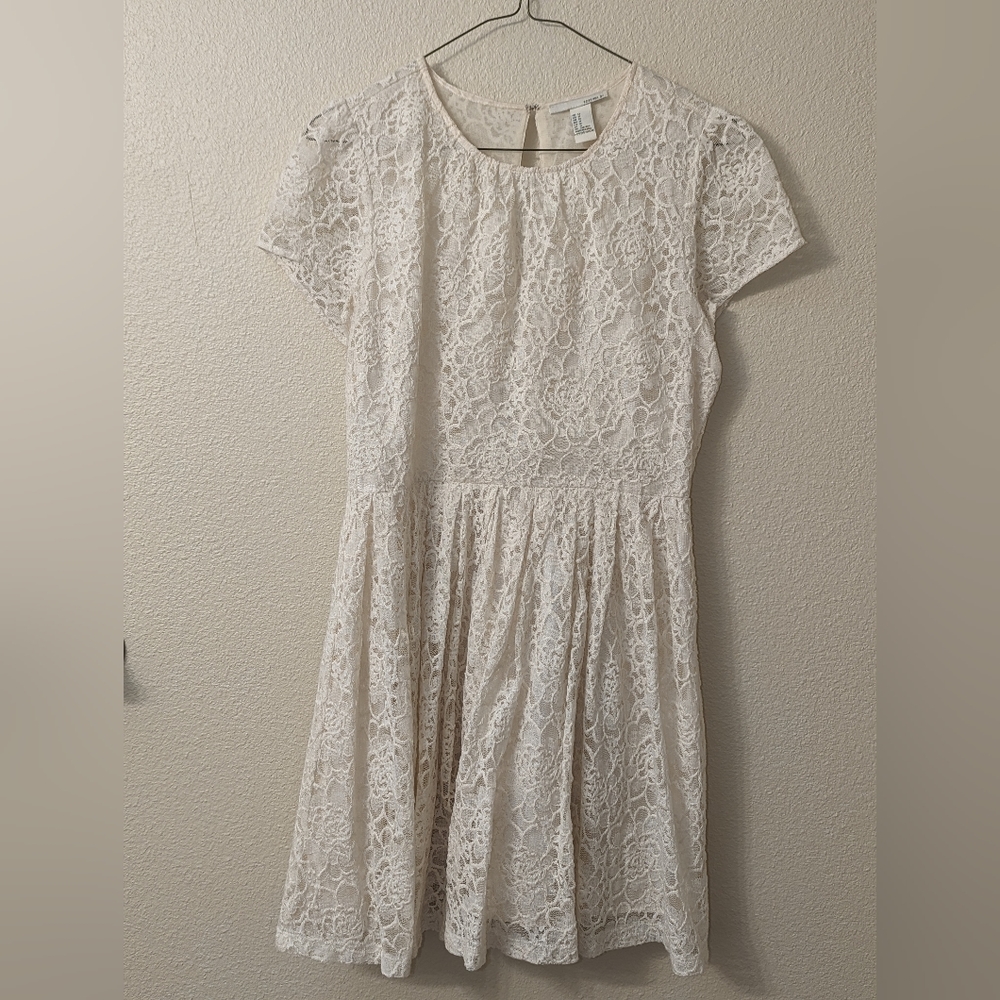 Forever 21 White Lace Dress